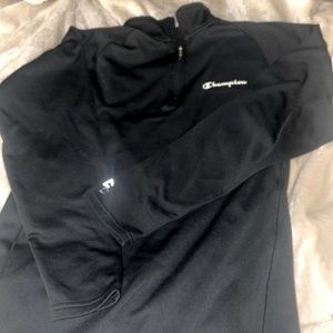 Champion 1/4 zip Medium Fleece Lined Like New